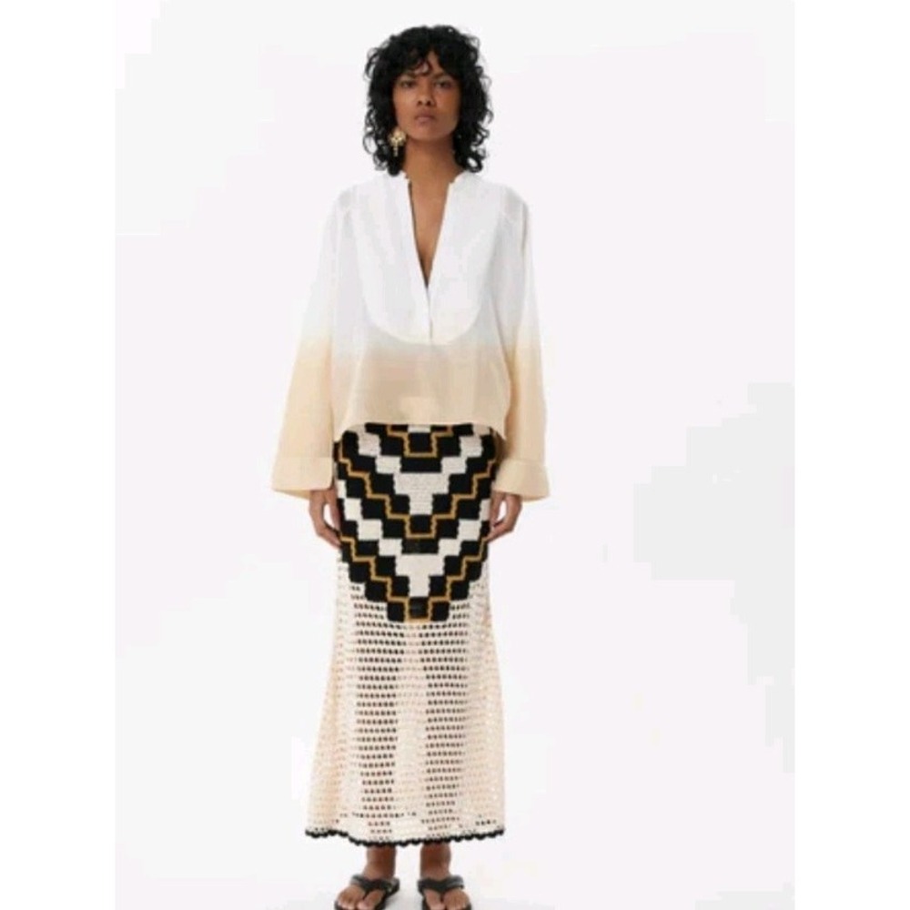 Maria Cher L NWT Corrientes Josephine Tunic $375